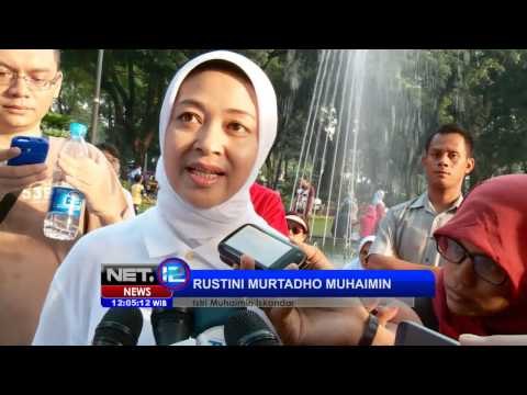 NET12 Perempuan Relawan Jokowi JK Gelar Jalan Sehat