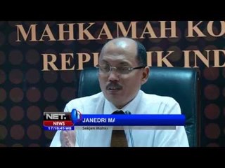 NET17 - Tak Satupun Gugatan Parpol dan Caleg DPD Lulus Verifiaksi MK