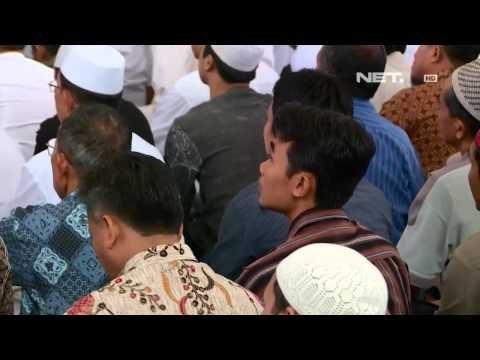 NET12 - Hatta Rajasa Merayakan Isra Miraj di Masjid Agung Al Azhar