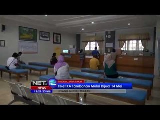NET12 - 6000 tiket tambahan lebaran disediakan PT  KAI Daop 7 Madiun