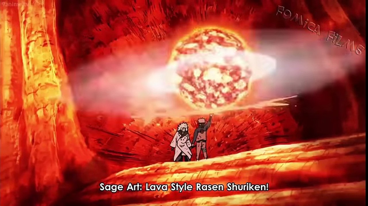 Sasuke's Rinegan and Naruto Rikudou vs Uchiha Madara Six Paths Sage Mode