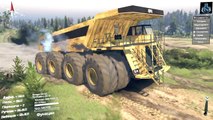 SpinTires Caterpillar 257M 8x8 Large Dump Truck