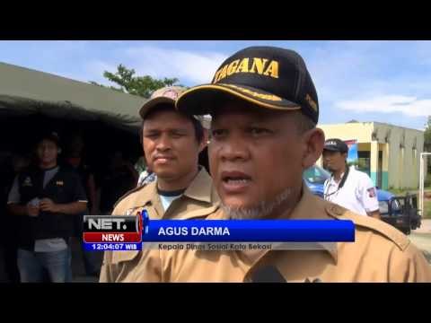 NET12 - Simulasi Warga Bekasi Hadapi Banjir