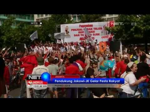 Kampanye Jokowi-JK Hadirkan Hiburan Musik dan Tarian Lewat Panggung Seni -NET12