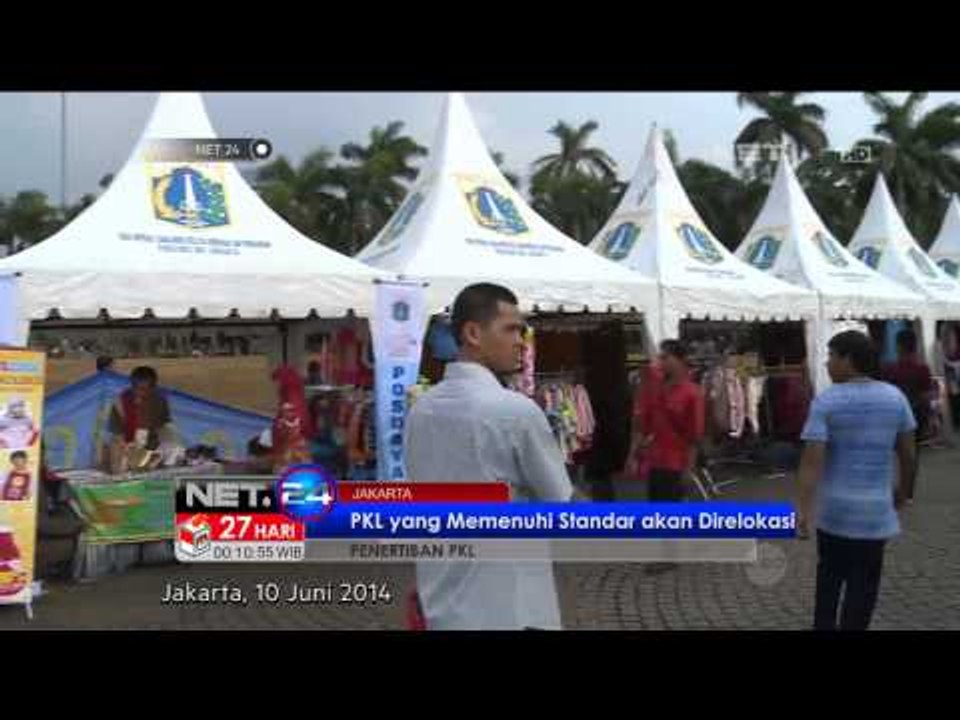 NET24 PKL di Area Monas Akan Ditertibkan dan Dipindahkan ke Ruang Bawah Tanah