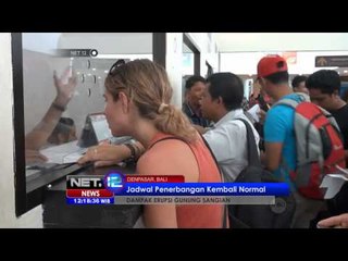 NET12 - Jadwal Penerbangan Denpasar Bima NTB Kembali Normal Pascaletusan Gunung Sangian