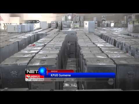 KPU Sumenep Siapkan Ribuan Kotak Surat Suara Jelang Pilpres - NET24