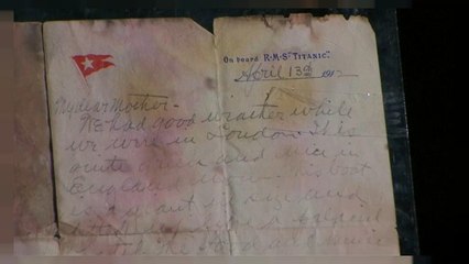 Rare letter by Titanic victim to his mother, is to be auctioned in the UK