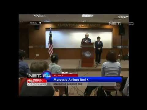 NET24 - Pihak MAS Telah Memberi Kompensasi Bagi Sebagian Keluarga Korban Hilangnya Pesawat MH 370