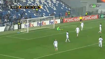 Remo Freuler Goal HD - Atalanta	3-1	Apollon 19.10.2017