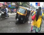 Potholes give drivers rough ride in Kalyan - Tv9 Gujarati