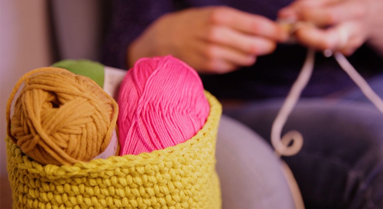 Tuto crochet : réalisez un panier chic et pratique !