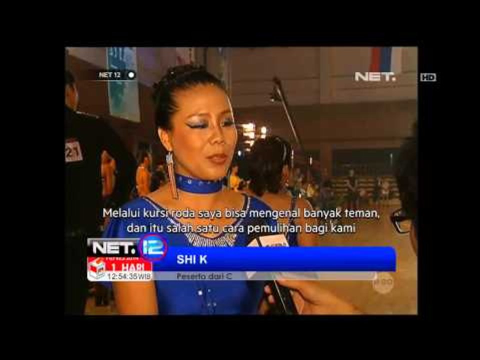 Turnamen dansa menggunakan kursi roda - NET12