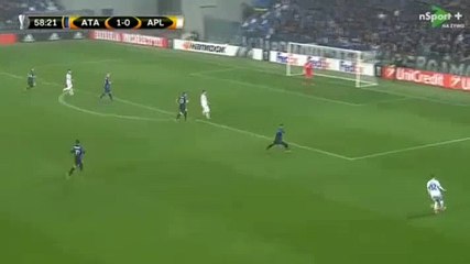 Andre Schembri Goal HD - Atalanta	1-1	Apollon 19.10.2017