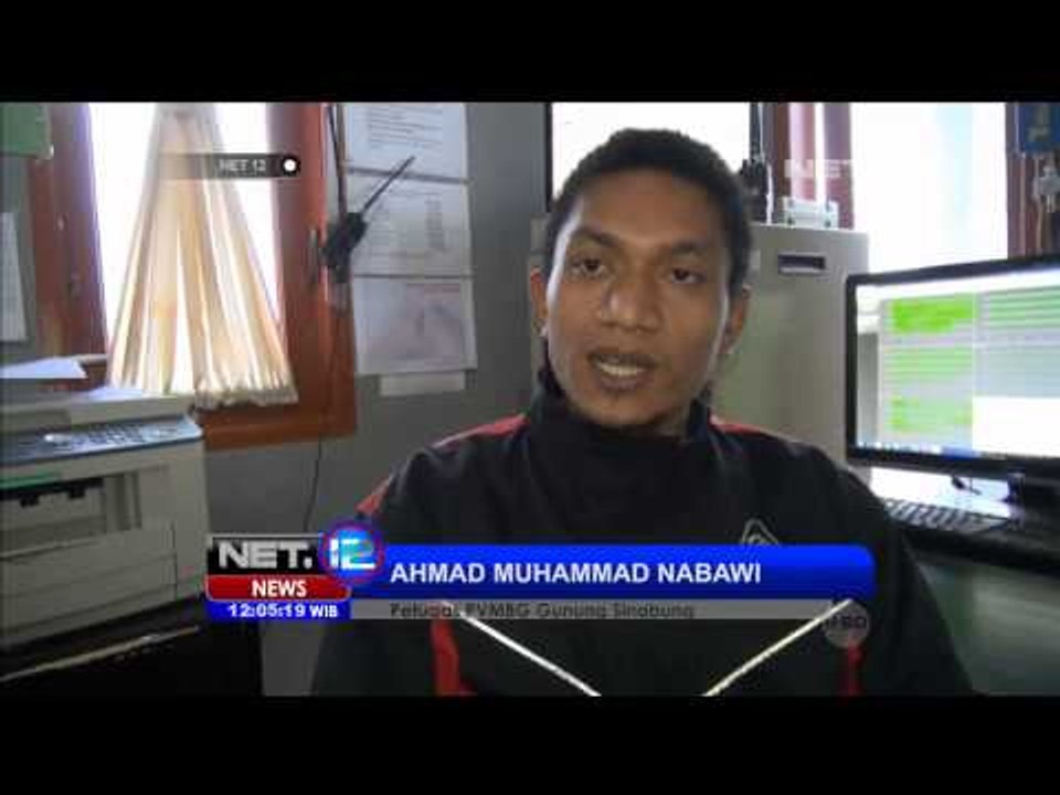 Gunung Sinabung kembali keluarkan awan panas - NET12