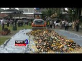 Polres Bogor Musnahkan Ratusan Kg Daun Ganja Kering dan Ribuan Botol Miras -NET17