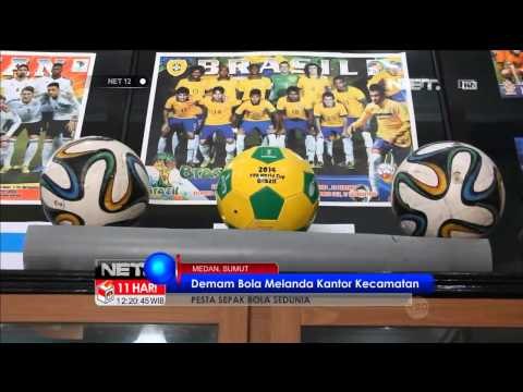 Kantor camat Medan petisah hiasi ruangan dengan pernak pernik bola - NET12