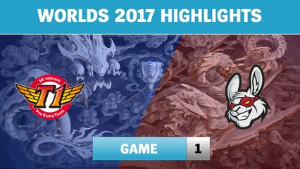 Highlights: SKT vs MSF Game 1 - Worlds 2017 Quaterfinals