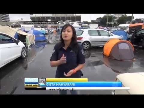 Fans Argentina rela tinggal ditenda dan karavan selama berhari hari - IMS