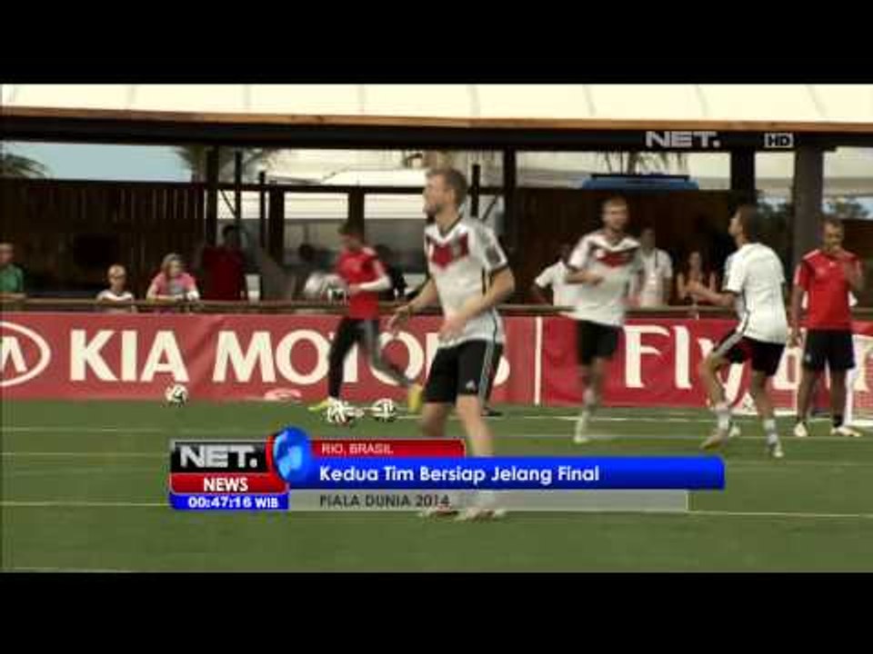 Dua Tim finalis piala dunia lakukan persiapan jelang laga pamungkas - NET24