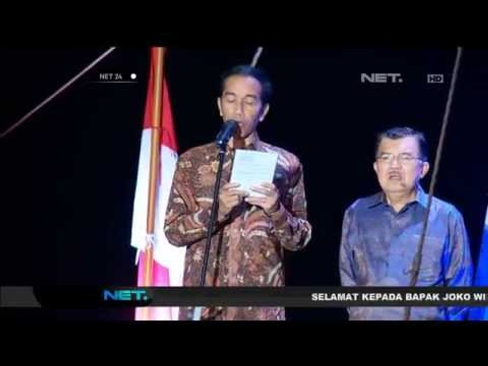 Pidato Kemenangan Jokowi di Pelabuhan Sunda Kelapa -NET24
