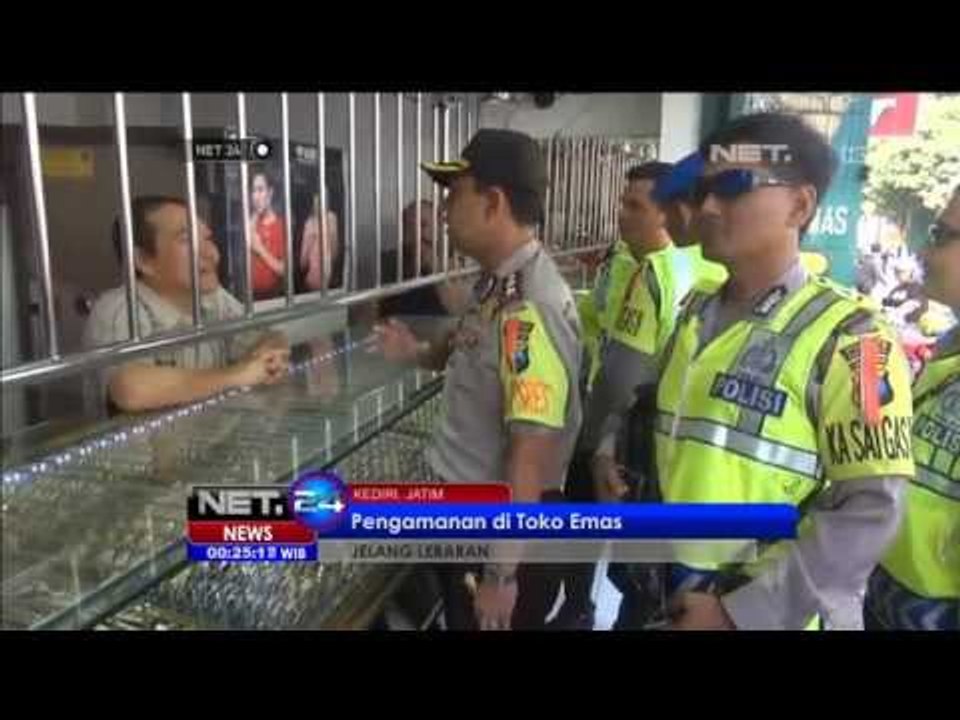 Sidak toko emas di Kediri antisipasi kejahatan jelang lebaran - NET24