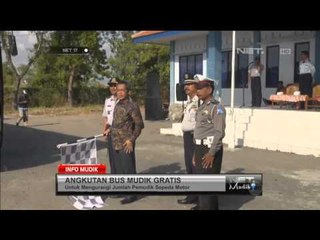 Angkutan bus mudik gratis diselenggarakan Dishub Ponorogo - NET17