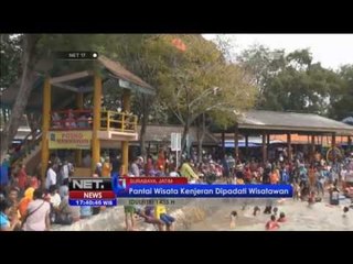 Nelayan Dapat Berkah karena Pantai Kenjeran Dipadati Warga Liburan Lebaran -NET17