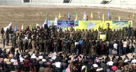 Türkiye'nin Tepkisi Sonuç Verdi! Rakka'daki Kutlamalarda Bu Kez Öcalan Posteri Açılmadı