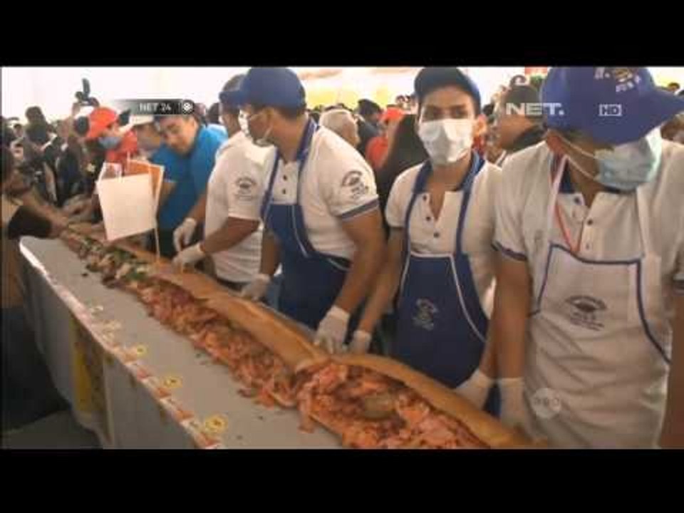 Rekor Roti Lapis Terpanjang di Meksiko -NET24