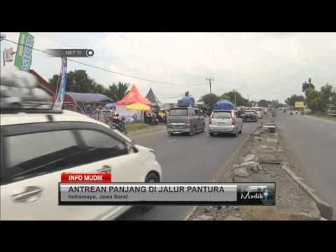 Penumpukan Kendaraan di Kalur Pantura - NET17