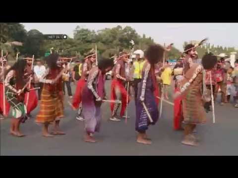 Pawai Seni dan Budaya Kreatif 2014 di Jalan Merdeka Jakarta -NET24