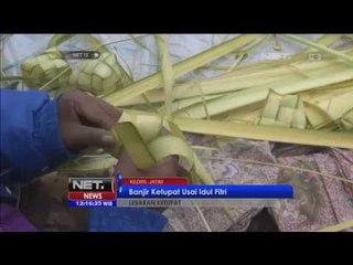 Pedagang ketupat banjiri kota kediri - NET12