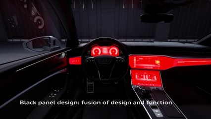 Audi A7 2017 interior design animation