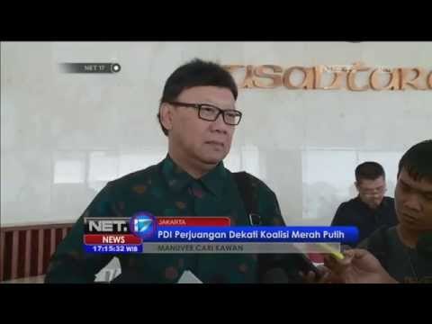 PDIP berusaha merangkul partai penyokong koalisi Merah Putih - NET17