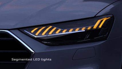 Audi A7 2017 light design animation