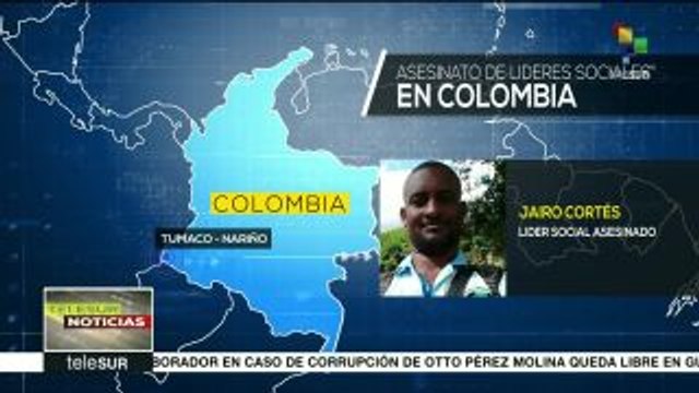 Asesinatos de líderes sociales en Colombia
