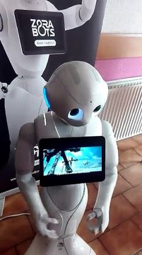 Le robot Pepper fait vivre la saga Star Wars aux résidents de la maison de repos Les Rogiers