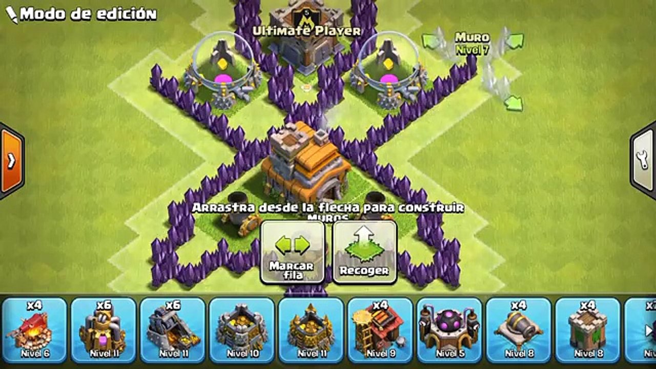 Diseño de aldea Troll | Th7 | Aldeas Extrañas | Clash Of Clans