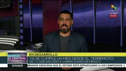 Se cumple un mes del terremoto de 7.1 grados en México