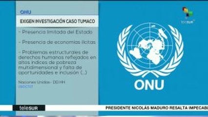 ONU expresa preocupación por situación en Tumaco, Colombia