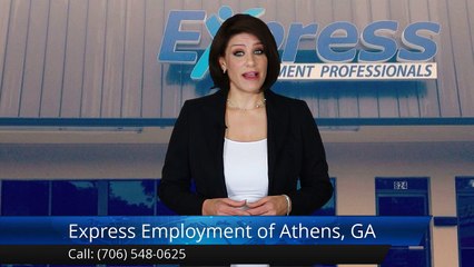 Express Employment Professionals - Athens, GA |Great 5 Star Review by Billie J.