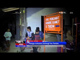 Gemuruh dan Lontaran Lava Gunung Slamet Berkurang -NET5