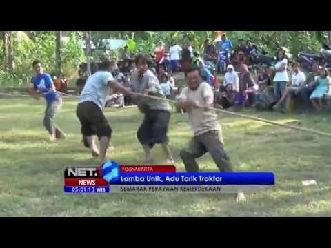 Lomba unik, adu tarik traktor - NET5