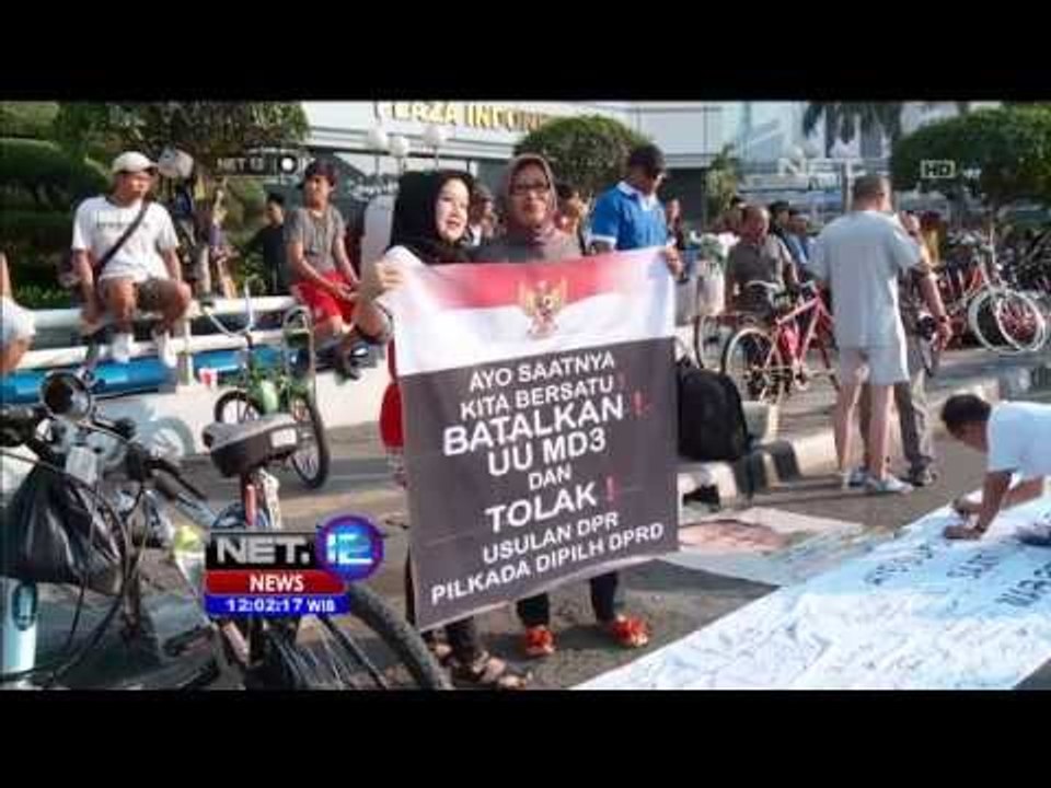Aksi Tolak RUU Pilkada di Sejumlah Daerah -NET12