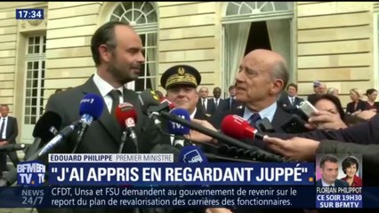 "J'ai appris en vous regardant, patron" Quand Edouard Philippe s'adresse à Alain Juppé