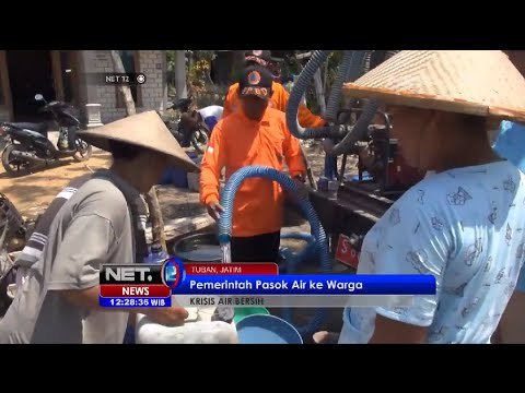 Kemarau warga Tuban andalkan bantuan air dari pemerintah - NET12