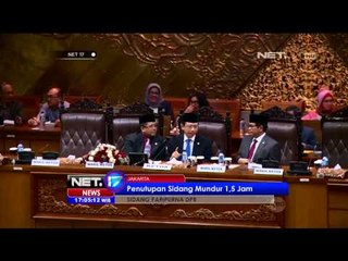 Rapat Paripurna menutup masa bakti DPR RI periode 2009-2014 - NET17