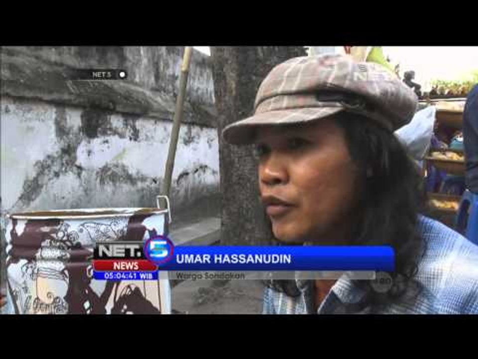 Lukis tong sampah dengan gambar batik Solo - NET5