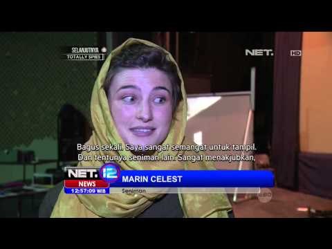 Aksi Seniman Amerika Serikat di Festival Boneka Internasional -NET12